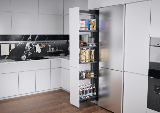 K-KES Dispensa, potravinová skříň, Arena Style, antracit, 300/1800-2200