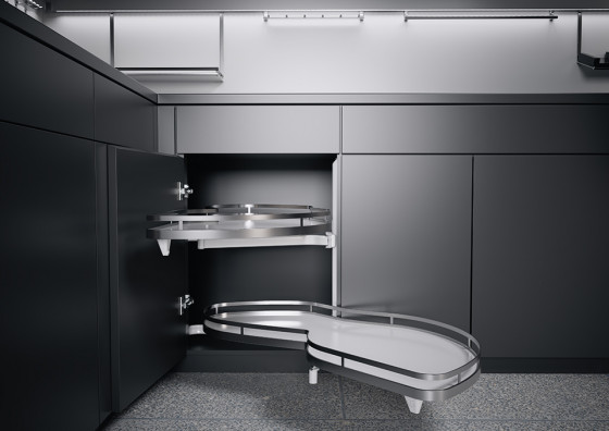 K-KES LeMans II, police a uchycení, Arena Style, bílá/chrom, P, 600/min 1265