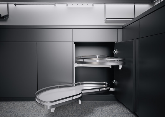 K-KES LeMans II, police a uchycení, Arena Style, bílá/chrom, L, 600/600-750