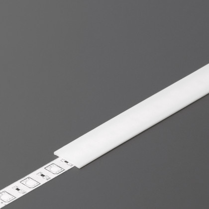 StrongLumio krycí lišta J Begtin/Begton 12 naklapávací/násuvná, 2000mm mléčná