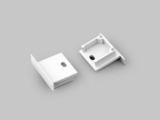 StrongLumio koncovky k profilu Smart-In 16 bílá (pár)