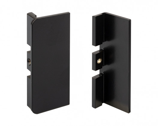 TULIP Gola uzavřená koncovka C profilu kov černá matná P+L