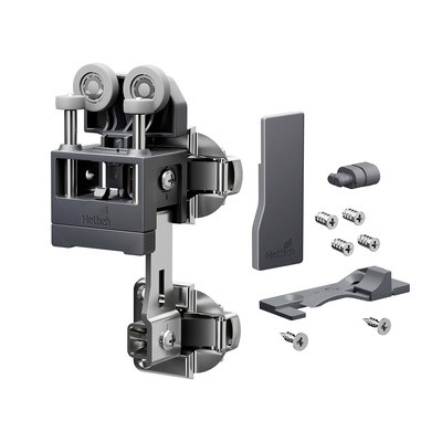 HETTICH 9339391 WingLine L new do 12 kg,sada s pružinou,antraci,pravá,bez vedení