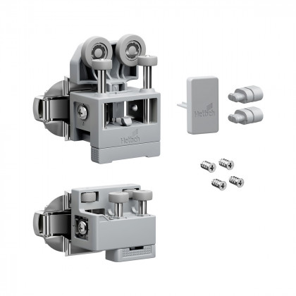 HETTICH 9339386 WingLine L new do 12 kg,sada bez pružiny,šedá,levá,s vedením