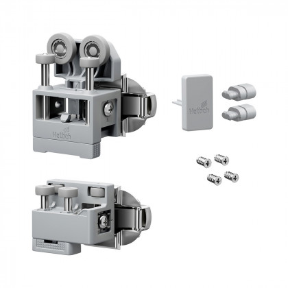 HETTICH 9339369 WingLine L new do 12 kg,sada bez pružiny,šedá,pravá,s vedením