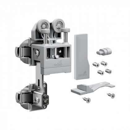 HETTICH 9339477 WingLine L new do 12 kg,sada s pružinou,šedá,levá,bez vedení