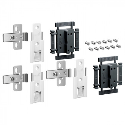 HETTICH 9339498 WingLine L new středové závěsy seřiditelné 3 ks, bílý