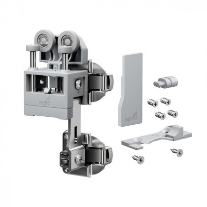 HETTICH 9339389 WingLine L new do 12 kg,sada s pružinou,šedá,pravá,bez vedení