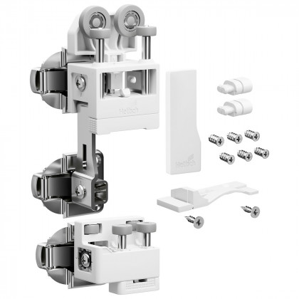 HETTICH 9339354 WingLine L new do 25 kg, sada s pružinou, bílá, levá