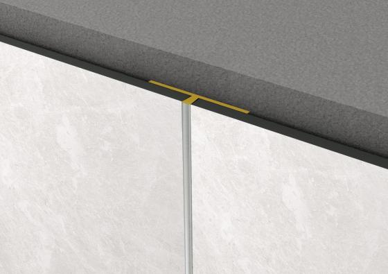 Rocko Tiles SLIM profil ČERNÝ 2,8 m