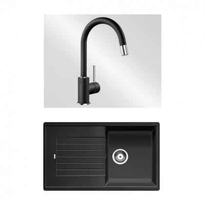 BLANCO Set 10-D 25 520511+521455 Zia 5 S antracit + Mida-S antracit