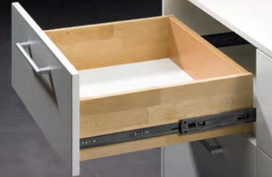 HETTICH 9221539 kuličkový plnovýsuv KA 5632 550mm/30kg SiSy EB12,7 černý