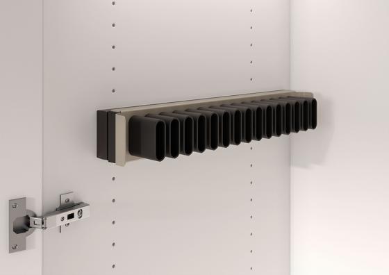 KES Conero, boční výsuv na opasky nebo kravaty, 475mm, champagne gold