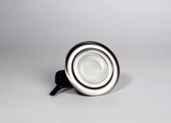 SAL LED bodovka 12V 2W nerez broušená studená bílá