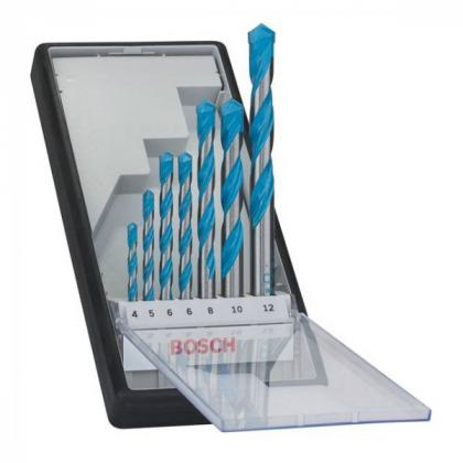 BOSCH 2607010543 7dílná sada spirálových vrtáků CYL-9 MultiConstruction 4–12 mm