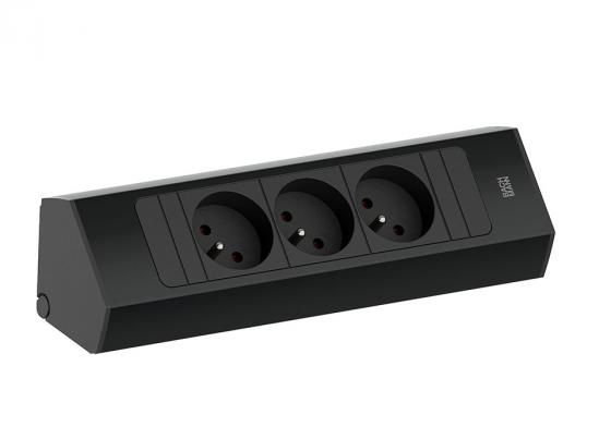 BACHMANN 932.101 Casia 2, 3x230V, černá RAL9005