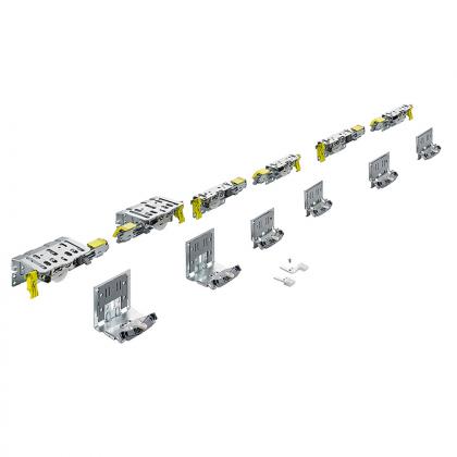 HETTICH 9275784 TopLine XL posuvné dveře sada pro 3 křídla,17mm,30-40mm/80kg
