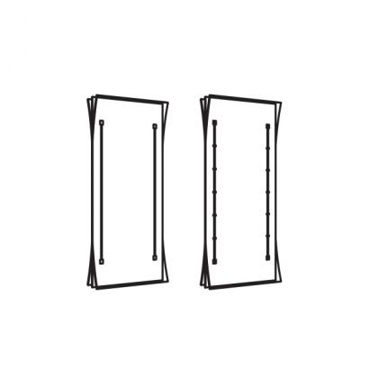 HAWA 056.3192.080 napínací výztuha 1715 - 2275, stříbrná (pár)