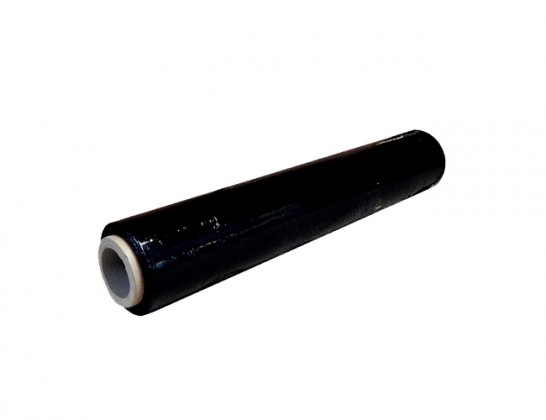 Fixační (streč) fólie černá 500mm 23my (dutinka 240g)