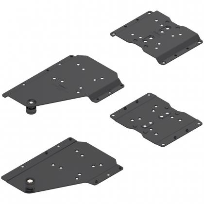 BLUM 802V660B.L1 Revego Duo spojovací kování pro kapsu, bez soklu,15-17mm, levá