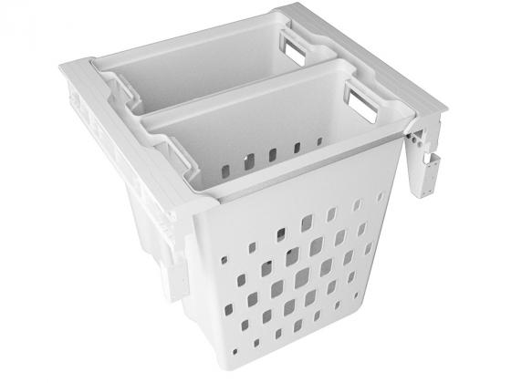 GOLLINUCCI Výsuvný koš na prádlo Linea 560 600mm bez výsuvů bílá