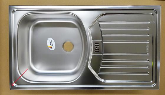 FRANKE Dřez ETN 614 Nova 6/4 780x435mm nerez - POŠKOZENÉ