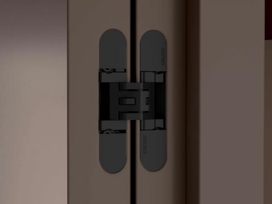 KK Dveřní závěs bezfalcový Kubica 6400 černá