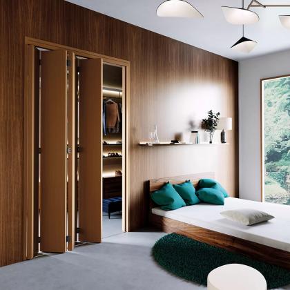 K-TERNO Versatile,skládací,6 křídel,závěsy+magnety,25-30kg,2400mm,spodní,černá