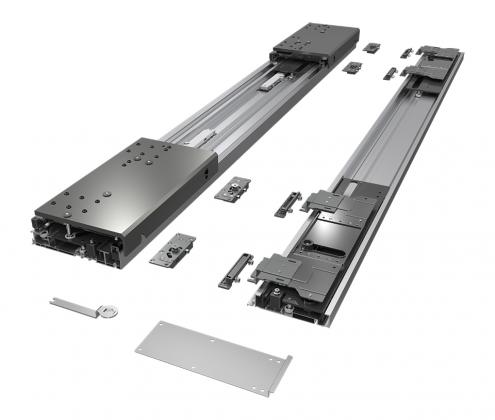 StrongLine Dornio pro posuvné dveře do roviny 2 křídla 2450m 80kg včetně profilů