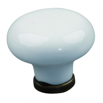 TULIP Knop Sara starozlatá/porcelán béžový