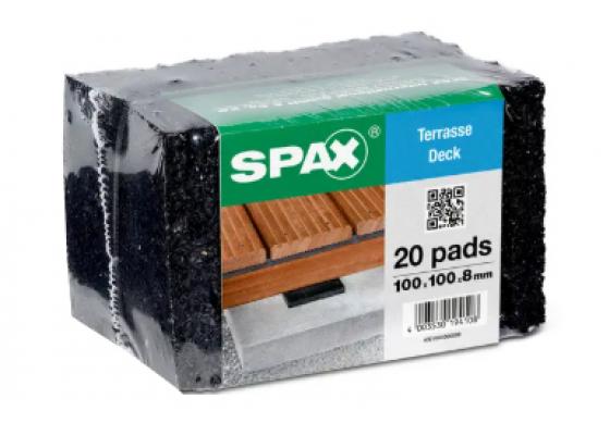 SPAX PAD podložka 100x100x8mm 20ks