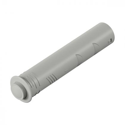 HETTICH 9375908 pístek PTO s čočkou, krátký, k zavrtání, šedá