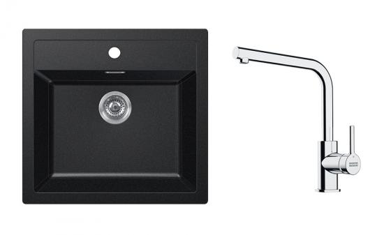 FRANKE Set T114Č SID 610 černá + FS 3230.031