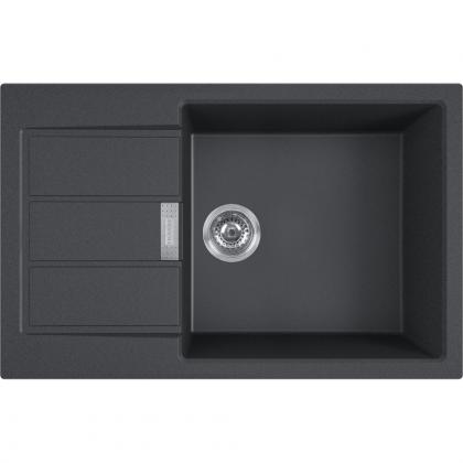 FRANKE Dřez S2D 611-78 XL 780x500mm černá