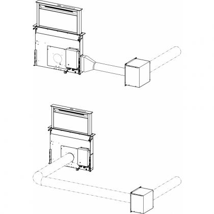 FRANKE Příslušenství 112.0442.942 sada k umístění motoru mimo odsavač FDW908IBXS