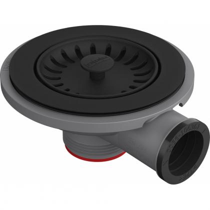 FRANKE Příslušenství 112.0657.022 sítkový ventil Colorline odbočka černá matná