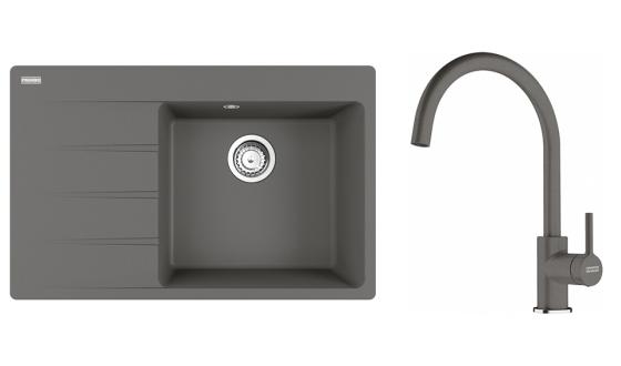 FRANKE Set G271ŠK CNG 611-78 TL/7 šedý kámen + FC 6018.084