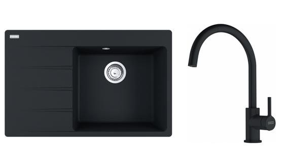 FRANKE Set G271MČ CNG 611-78 TL/7 černá matná + FC 6018.901