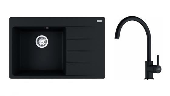 FRANKE Set G272O CNG 611-78 TL/2 onyx + FC 6018.071