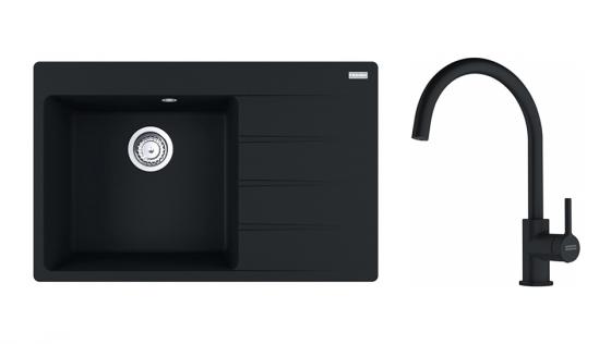 FRANKE Set G272MČ CNG 611-78 TL/2 černá matná + FC 6018.901