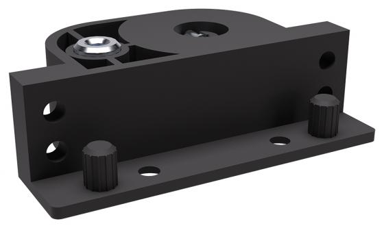 IF stavěcí noha s kolečkem KEY-F s piny levá