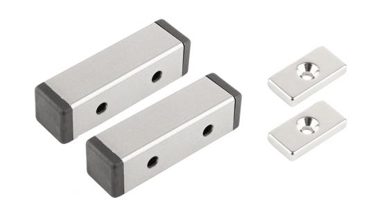 POZZOLI A56 dveřní zarážka s magnetem pro sklopné postelové kování