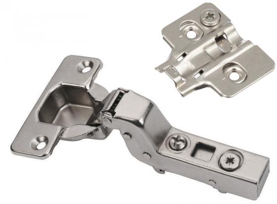 K-StrongHinges S5 závěs klip vložený, s tlumením, 110°, podložka vrut excentr