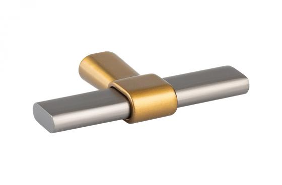 TULIP Knop Joliet steel grey/ champagne bronze