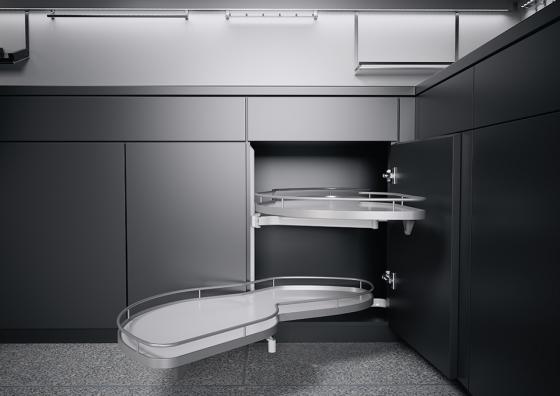 K-KES LeMans II, police a uchycení, Arena Classic, bílá/stříbrná, L, 450/720-900