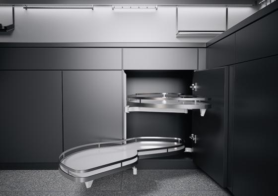 K-KES LeMans II, police a uchycení, Arena Style, bílá/chrom, L, 500/600-750