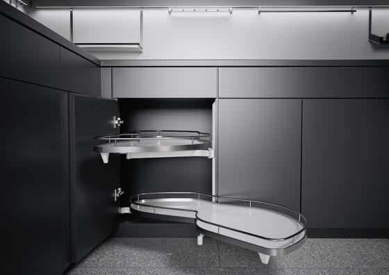 K-KES LeMans II, police a uchycení, Arena Classic, bílá/chrom, P, 400/600-750