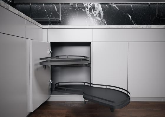 K-KES LeMans II, police a uchycení, Arena Style, antracit, P,600/600-750