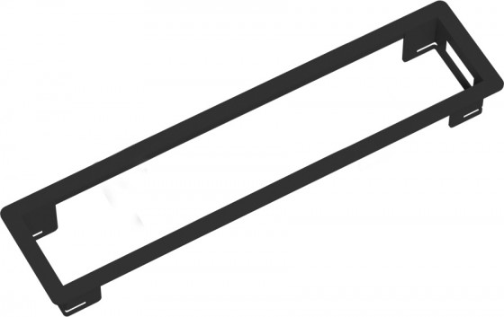 BACHMANN 915.004 rámeček Power Frame, 4x, černá RAL9005