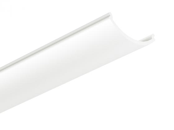 StrongLumio krycí lišta k LED profilům Angular naklapávací, 3030mm mléčná